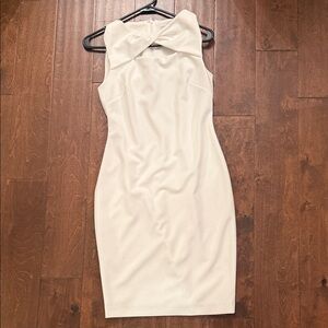 Calvin Klein Cream Strapless Dress